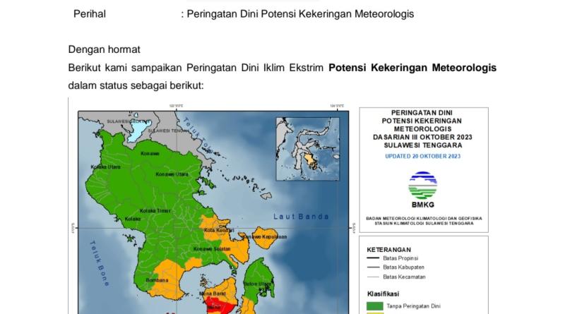 BMKG Rilis Peringatan Dini Iklim Ekstrim, Berlaku Di 117 Kecamatan Di ...